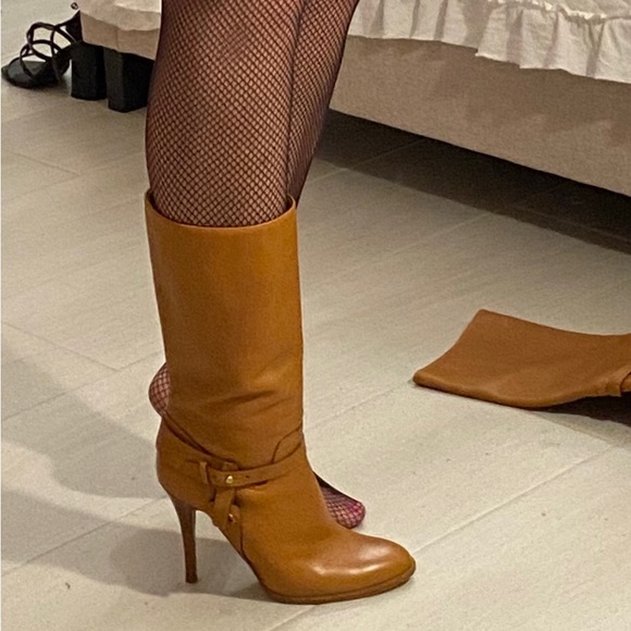 Ralph Lauren Purple Label half calf boots - Picture 1 of 6